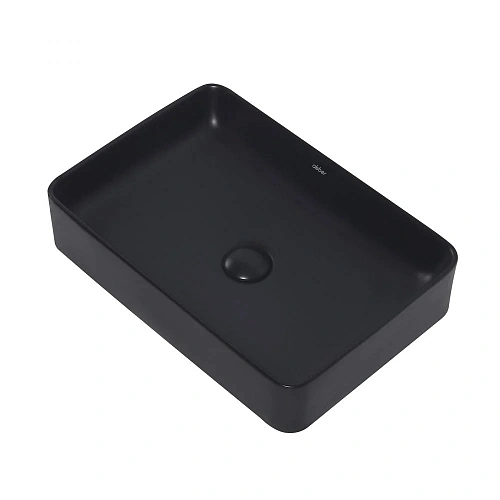 Раковина ABBER Rechteck AC2207MB накладная, черная матовая Раковина ABBER Rechteck AC2207MB накладная, черная матовая