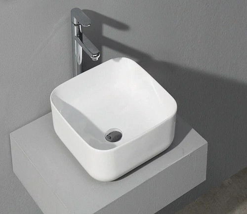 Раковина CeramaLux D1303 накладная, белый Раковина CeramaLux D1303 накладная, белый