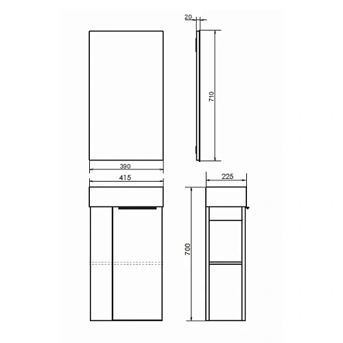 Тумба с раковиной Comforty Матэ-40 00-00015132 дуб дымчатый раковина Comforty 9140 Тумба с раковиной Comforty Матэ-40 00-00015132 дуб дымчатый раковина Comforty 9140
