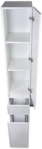 Шкаф-пенал Style Line Атлантика 35 с корзиной, люкс PLUS, серый СС-00002284 Шкаф-пенал Style Line Атлантика 35 с корзиной, люкс PLUS, серый СС-00002284