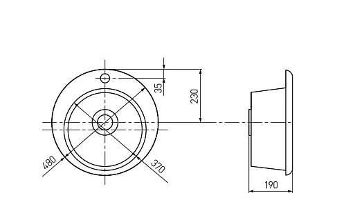 Кухонная мойка Aquaton Иверия 1A711132IV100 из литого мрамора, круглая, 480 Кухонная мойка Aquaton Иверия 1A711132IV100 из литого мрамора, круглая, 480