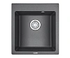 Кухонная мойка Granula 4651, ГРАФИТ (ЧЁРНО-СЕРЫЙ), кварц 465x510