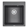Кухонная мойка Granula 4651, ГРАФИТ (ЧЁРНО-СЕРЫЙ), кварц 465x510 Кухонная мойка Granula 4651, ГРАФИТ (ЧЁРНО-СЕРЫЙ), кварц 465x510