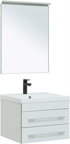 Тумба под раковину Aquanet Верона 58 New белый матовый 00272423 Тумба под раковину Aquanet Верона 58 New белый матовый 00272423