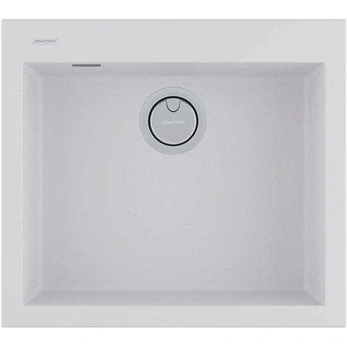 Кухонная мойка Paulmark DECORATION 56 PM935650-WH, WHITE, 560х500 мм Кухонная мойка Paulmark DECORATION 56 PM935650-WH, WHITE, 560х500 мм
