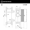 Скрытая часть смесителя WHITECROSS Y1236 1-Y1236 Скрытая часть смесителя WHITECROSS Y1236 1-Y1236
