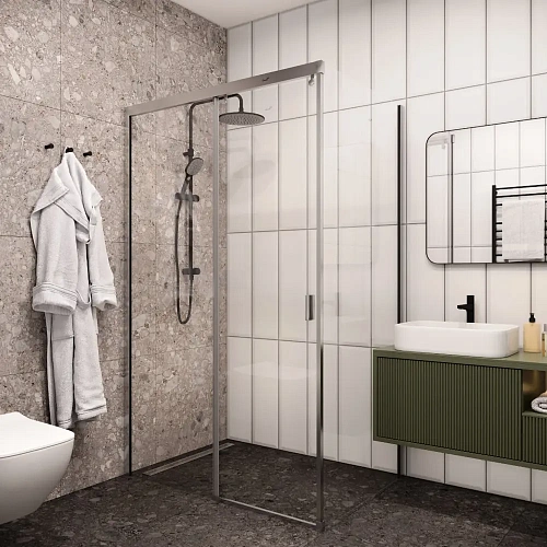 Душевой уголок Ceruttispa MARBELLA 120 L без поддона 80x120x190 Душевой уголок Ceruttispa MARBELLA 120 L без поддона 80x120x190