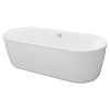Картинка анонса товара «ванна отдельностоящая cezares metauro-central-180-80-40-w-matt 1800x800 белый матовый»