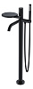 Картинка анонса товара «смеситель для ванны boheme stick 129-bb.2 напольный black touch black»