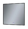 Зеркало GROSSMAN PRAGMA-норма BLACK (800x800x45) LED с сенсорным выключателем и подогревом 1880802