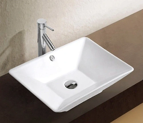 Раковина CeramaLux 9212 накладная, белый Раковина CeramaLux 9212 накладная, белый