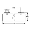 Полка GROHE Essentials, 600 мм, суперсталь (40799DC1) Полка GROHE Essentials, 600 мм, суперсталь (40799DC1)