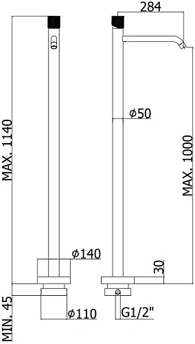 Смеситель для раковины Paffoni Jo JO031NO Смеситель для раковины Paffoni Jo JO031NO