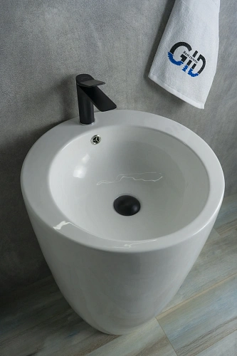 Раковина Gid Nb133 81106 напольная белая 49x49x82 Раковина Gid Nb133 81106 напольная белая 49x49x82