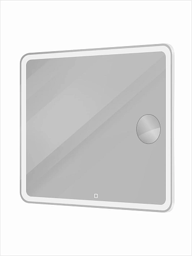 Зеркало BelBagno SPC-MAR-900-800-LED-TCH-LNZ с подсветкой и встроенной линзой 3-х кратного увеличения Зеркало BelBagno SPC-MAR-900-800-LED-TCH-LNZ с подсветкой и встроенной линзой 3-х кратного увеличения