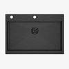Кухонная мойка Paulmark KRONER-PRO 75, PM707551-GM, вороненая сталь, 750х510мм Кухонная мойка Paulmark KRONER-PRO 75, PM707551-GM, вороненая сталь, 750х510мм