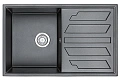 Кухонная мойка Granula 8002, ШВАРЦ (чёрный металлик), кварц 790х500 Кухонная мойка Granula 8002, ШВАРЦ (чёрный металлик), кварц 790х500