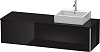Картинка анонса товара «тумба под раковину duravit xsquare xs4904r4040 160 см черный глянцевый»