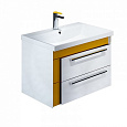 Тумба с раковиной IDDIS Color Plus 70 подвесная белая/горчичная (COL70Y0i95K) Тумба с раковиной IDDIS Color Plus 70 подвесная белая/горчичная (COL70Y0i95K)