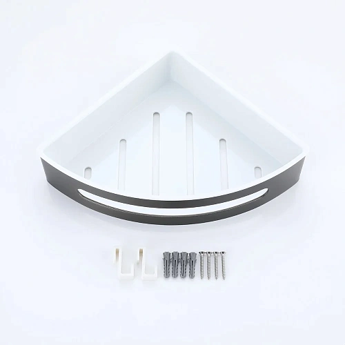 Полка Raglo R340.01.09 угловая 205x205x55мм графит Полка Raglo R340.01.09 угловая 205x205x55мм графит