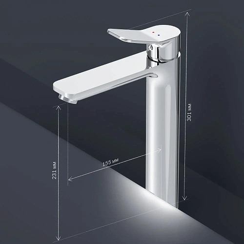 Смеситель для раковины AM.PM X-Joy F85A92000 высокий, хром Смеситель для раковины AM.PM X-Joy F85A92000 высокий, хром