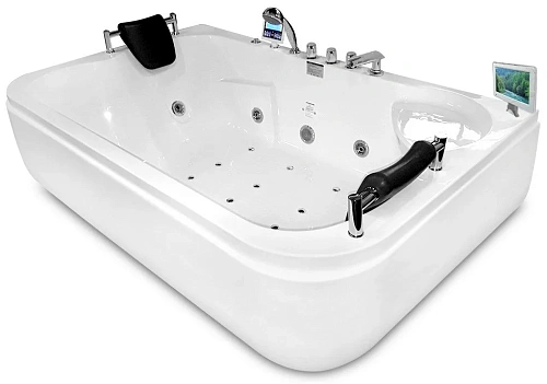 Акриловая ванна Gemy G9085 O L 180x116 прямоугольная, левая, гидромассажная Акриловая ванна Gemy G9085 O L 180x116 прямоугольная, левая, гидромассажная