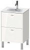 Картинка анонса товара «тумба под раковину duravit brioso br450902222 напольная 52 см белая»