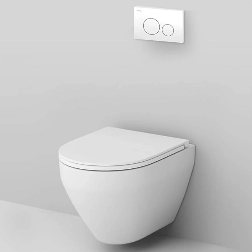 Комплект инсталляции AM.PM Spirit V2.0 IS49001.701700 с унитазом, сиденьем микролифт и клавишей Комплект инсталляции AM.PM Spirit V2.0 IS49001.701700 с унитазом, сиденьем микролифт и клавишей