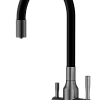 Смеситель для кухни Raglo R81.64.09 с гибким изливом с подключением к фильтру, графит Смеситель для кухни Raglo R81.64.09 с гибким изливом с подключением к фильтру, графит