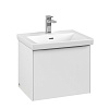 Картинка анонса товара «тумба под раковину villeroy &amp; boch subway 3.0 с подсветкой pure white / pure white c579l0vf»