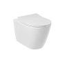 Унитаз подвесной Kludi RESA R 23WCSET43 керамический с сиденьем Унитаз подвесной Kludi RESA R 23WCSET43 керамический с сиденьем