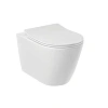 Унитаз подвесной Kludi RESA R 23WCSET43 керамический с сиденьем Унитаз подвесной Kludi RESA R 23WCSET43 керамический с сиденьем