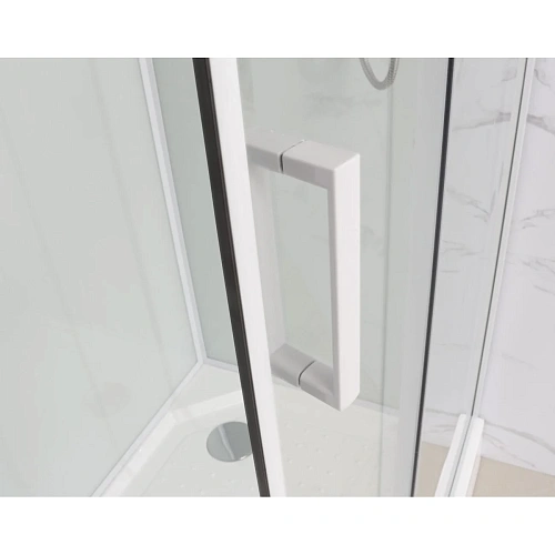 Душевая кабина Frank F400/1 White белый профиль 90x90 125009 Душевая кабина Frank F400/1 White белый профиль 90x90 125009