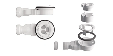 Сифон для поддона Vincea Vsph-D132 с гидрозатвором Сифон для поддона Vincea Vsph-D132 с гидрозатвором