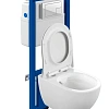 Комплект унитаза Cersanit BRASKO SMART (A68294) инсталляции LINK PRO и клавиши смыва CORNER пластик белый 68294 Комплект унитаза Cersanit BRASKO SMART (A68294) инсталляции LINK PRO и клавиши смыва CORNER пластик белый 68294