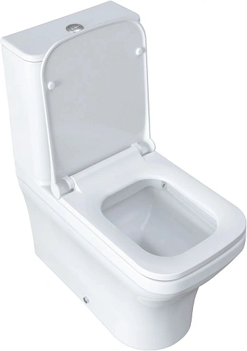 Чаша напольного унитаза Allen Brau Infinity 4.21012.20 с крышкой, белый глянец Чаша напольного унитаза Allen Brau Infinity 4.21012.20 с крышкой, белый глянец
