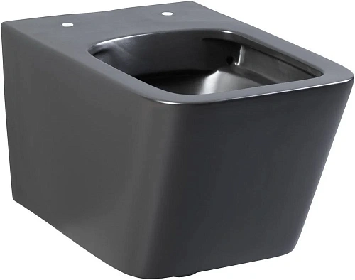 Унитаз подвесной Aquanet Rimless Tavr-W BL-103N-WHT black черный матовый TAVR-W BW с сиденьем Унитаз подвесной Aquanet Rimless Tavr-W BL-103N-WHT black черный матовый TAVR-W BW с сиденьем