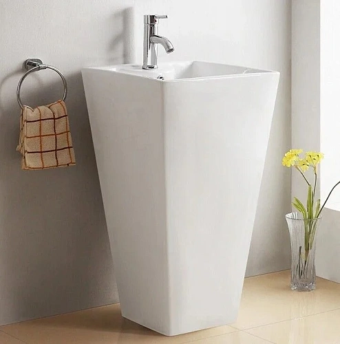 Раковина CeramaLux NB145 напольная, белый Раковина CeramaLux NB145 напольная, белый