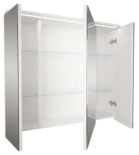 Зеркальный шкаф Diborg Katarine 80 77.4105 с подсветкой Белый Зеркальный шкаф Diborg Katarine 80 77.4105 с подсветкой Белый