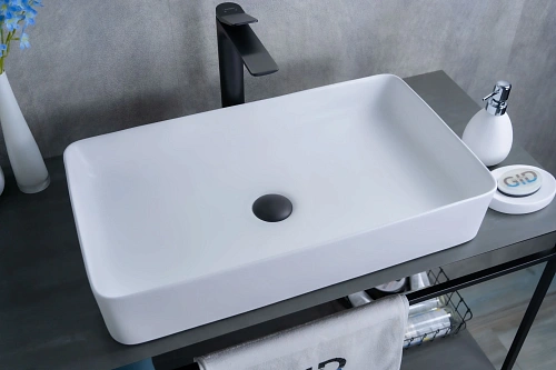 Раковина Gid Wm9396 51189 накладная белый матовый 60x34x11 Раковина Gid Wm9396 51189 накладная белый матовый 60x34x11