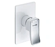 Смеситель для душа WasserKRAFT Aller 10651WHITE белый/хром Смеситель для душа WasserKRAFT Aller 10651WHITE белый/хром