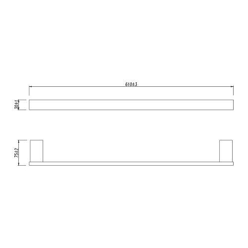 Полотенцедержатель Lemark SMOOTH LINE одинарный, хром 9781022 Полотенцедержатель Lemark SMOOTH LINE одинарный, хром 9781022