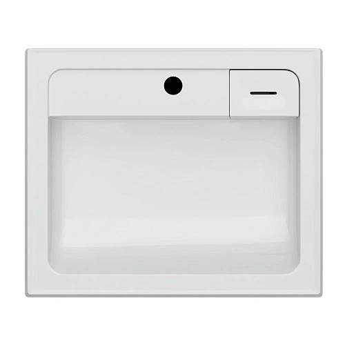 Раковина AM.PM X-Joy M85AWCC0602WG над стиральной машиной, литьевой мрамор, 60 см, белый Раковина AM.PM X-Joy M85AWCC0602WG над стиральной машиной, литьевой мрамор, 60 см, белый