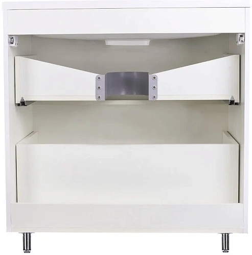 Тумба под раковину Style Line Каре 80 (2 ящ.) Люкс белая, PLUS СС-00002267 Тумба под раковину Style Line Каре 80 (2 ящ.) Люкс белая, PLUS СС-00002267