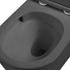 Унитаз подвесной Vincea Globo VT1-14STMA Торнадо антрацит матовый, ультратонкое сиденье микролифт Унитаз подвесной Vincea Globo VT1-14STMA Торнадо антрацит матовый, ультратонкое сиденье микролифт