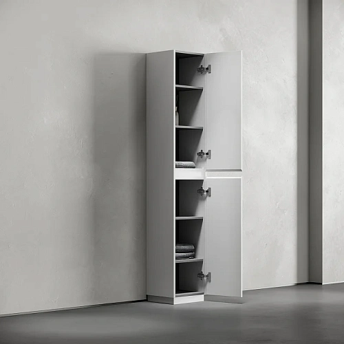 Шкаф-пенал Sancos Libra Floor PLB35FW напольный, белый глянец, 350х300х1870 мм Шкаф-пенал Sancos Libra Floor PLB35FW напольный, белый глянец, 350х300х1870 мм