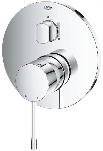 Смеситель для душа GROHE Essence с переключателем на 3 положения, хром (24092001) внешняя часть Смеситель для душа GROHE Essence с переключателем на 3 положения, хром (24092001) внешняя часть