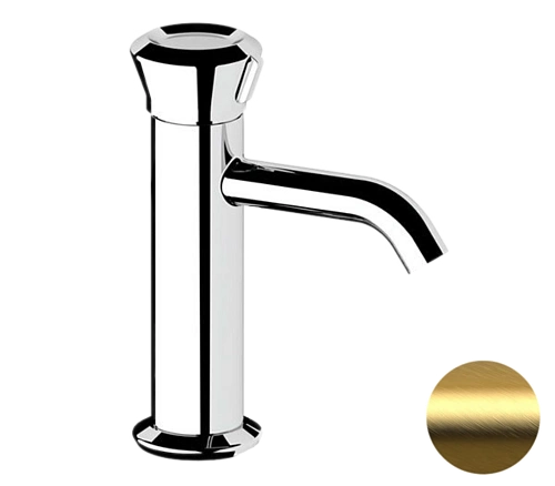 Смеситель для раковины Remer Element ET12BG, золото брашированное Смеситель для раковины Remer Element ET12BG, золото брашированное