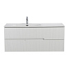 Картинка анонса товара «тумба под раковину cezares duet-n-1200-2c-so-bl-l bianco lucido 1200x457 подвесная»