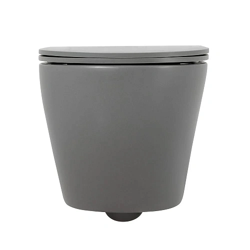 Унитаз подвесной BelBagno COLORATO BB062CHR-GR/BB062SC-GR безободковый с сиденьем Унитаз подвесной BelBagno COLORATO BB062CHR-GR/BB062SC-GR безободковый с сиденьем